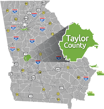 taylor-county-map